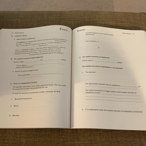 New! Georgia Barbri Lecture Handouts July 2017/18 - Picture 5 of 6